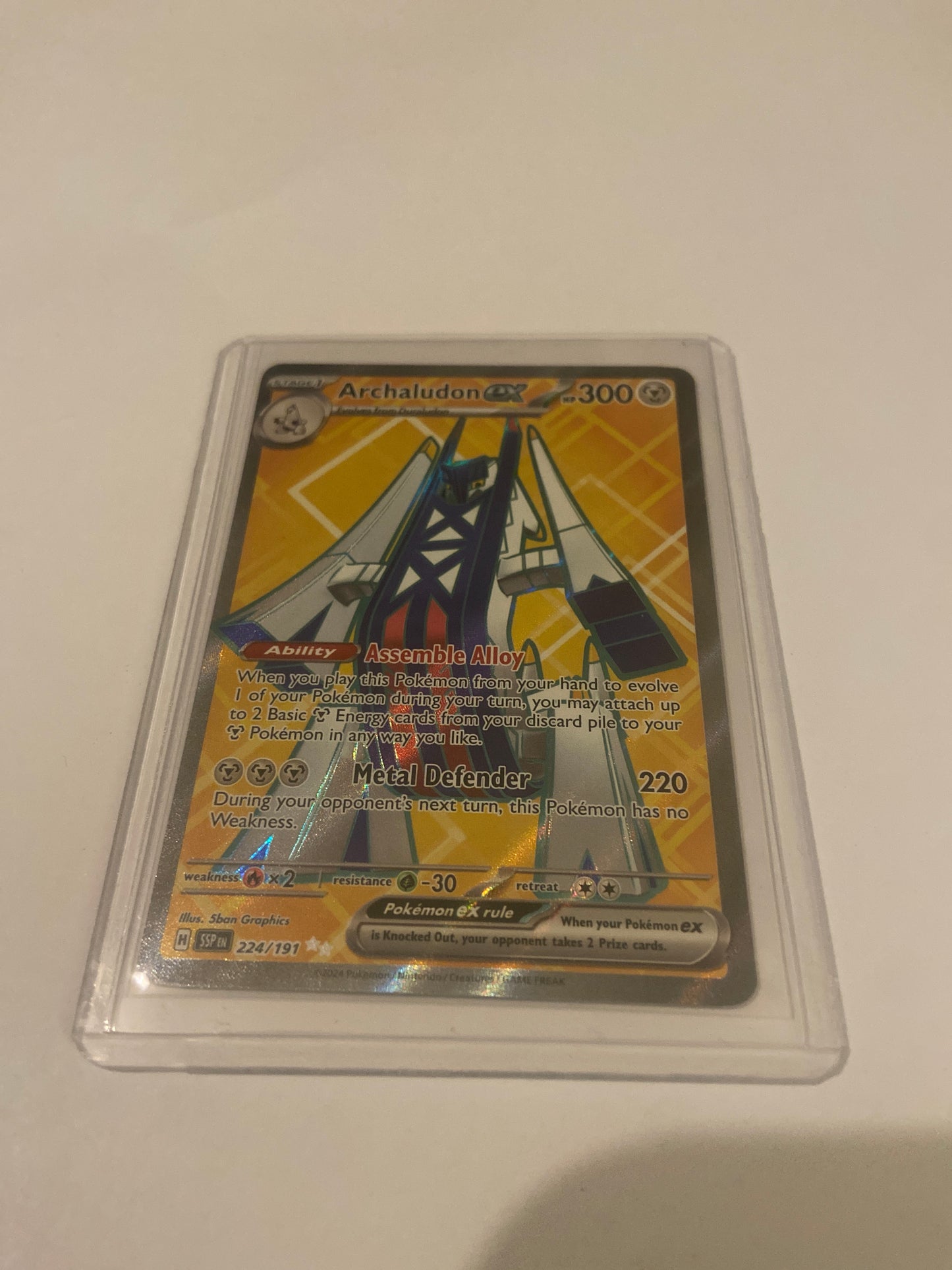 Archaludon ex 224/191 Ultra rare